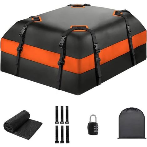 Sac de Transport sur Le Toit, Sac de Toit étanche, Porte-Bagages supérieur avec et Tapis antidérapant et Serrure à Bagages (1/4)