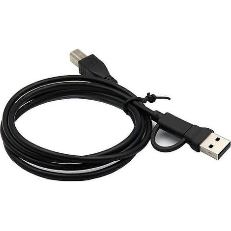 Câble pour imprimante/téléphone Type-C, connecteur USB Type-C vers USB B OTG pour appareils électroniques (1/4)