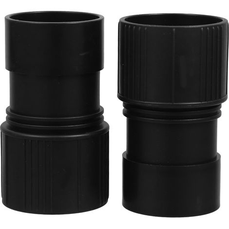 Adaptateurs Universels Accessoire de Buse D'aspiration pour Aspirateur Industriel Kit de 2 40 Mm vers 48 Mm, Raccord Flexible Solide Compatible Tuyaux 5 Couches pour Nettoyage (1/5)