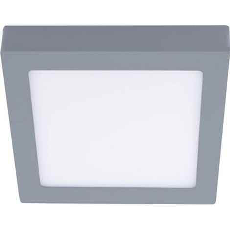 Downlight LED Superficie Novo 20W Cuadrado Gris 3000K (1/2)