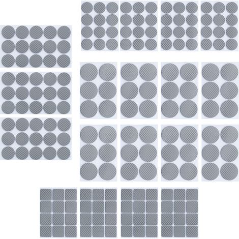 Set di 189 feltrini autoadesivi per mobili antiscivolo stabili 2,5 x 2,5 cm in schiuma EVA trasparente 130013257
