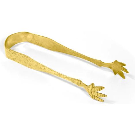 Pinces à glaçons PATTE- Or - Cocktail Kingdom - 18cm (1/2)
