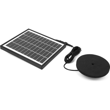 Pompe à eau solaire 12V 5W pour fontaine et aquarium, pompe à oxygène solaire