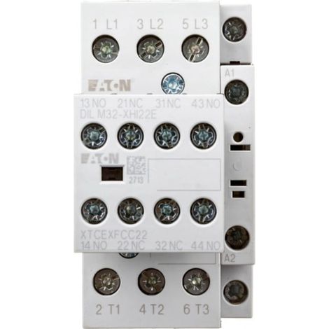 Contattore di potenza 25A 3P 230V AC 2Z 2R DILM25-22 (230V 50Hz, 240V 60Hz) 106365