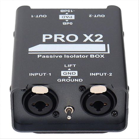 2-Wege-Audioisolator, XLR 6,5, Permalloy-Isolator (1/5)