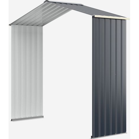 Outdoor Storage Shed Extension Kit for 195 cm Shed Width Increased Storage Space (1/5)