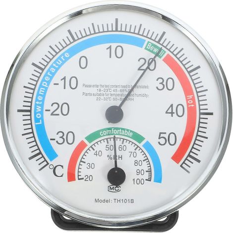 Thermomètre-hygromètre intérieur/extérieur pour terrasse 2 en 1 (1/5)