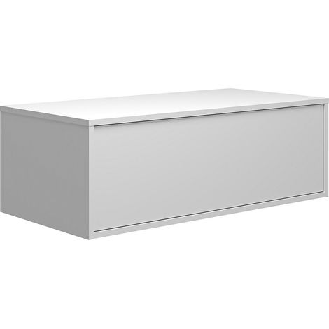 Mobile sotto lavabo sospeso Bianco 94 cm - TEANA II