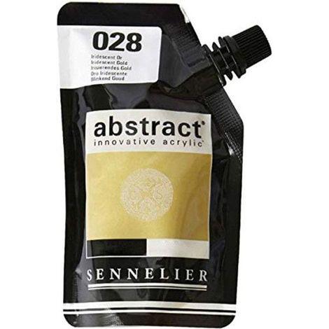 Peinture acrylique en sachet - Iridescent or - 500ml - Sennelier (1/2)