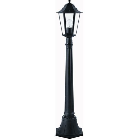 Farol Jard E-27 1X60W 1 Foco Alu Negro Luxform (1/2)