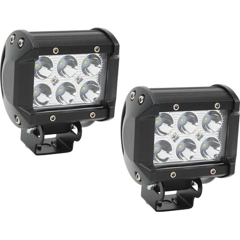 Kit de remplacement pour phare LED de pilier A 18 W avec supports de montage, interrupteur et câblage pour Tacoma 2005-2015 (1/5)