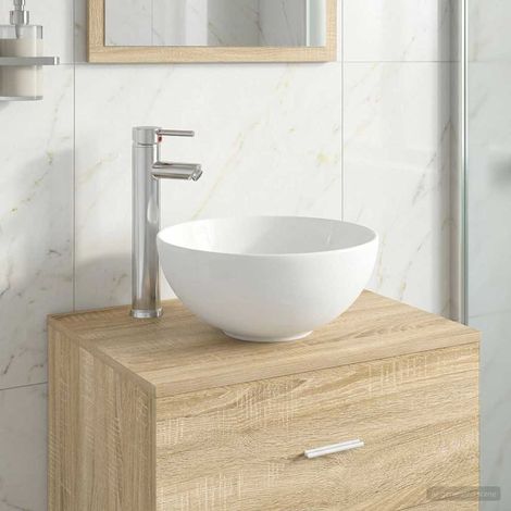 Lavabo de baño Cromado 32 x 32 x 13 cm Metal