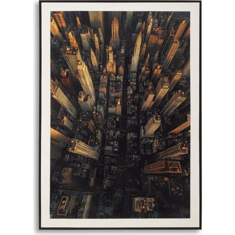 NEW YORK LACKIERTER LEINWANDDRUCK MIT RAHMEN -A- CM 72X4X102 (1/5)