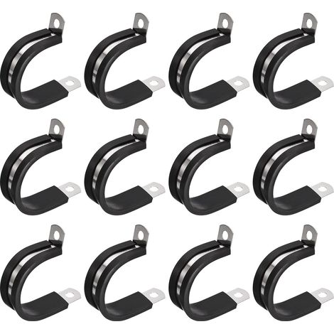 12pcs 30mm Collier de Serrage 304 Inox Acier Attache Grillage (1/4)