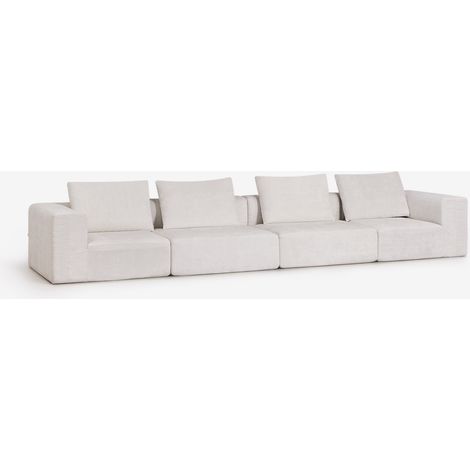 SKLUM 4-teiliges modulares Sofa aus Chenille, vakuumverpackt Norridge                                   