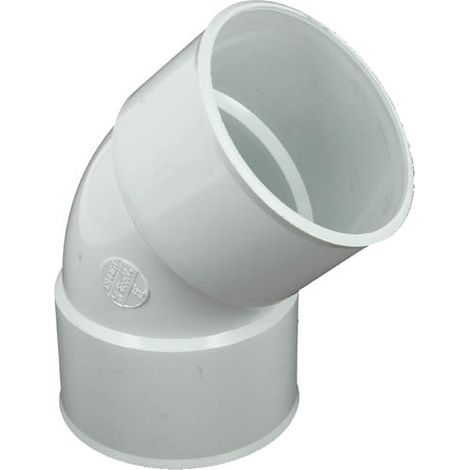 NICOLL Coude ff 45° Ø80 blanc