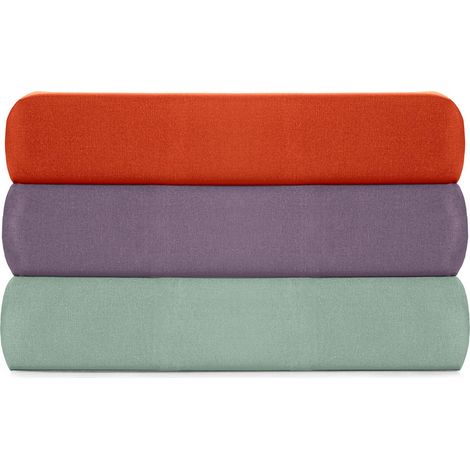 Ranforce King Fitted Sheet (ES) 100% Algodón RANFORCE Dusty Rose (1/4)