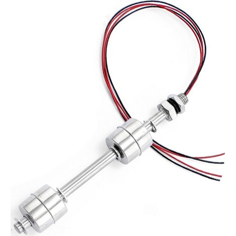Interrupteur de niveau en acier inoxydable à deux boules, 100mm, pour le contrôle du niveau d'eau, polyvalent et pratique (1/5)