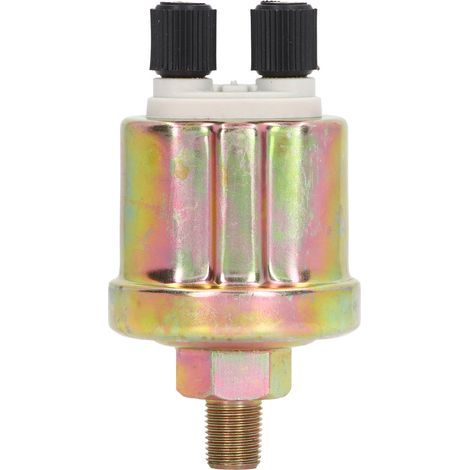 Capteur de pression d'huile générateur Stable en alliage d'aluminium pour VDO 1/8 NPT 0-10Bar finition brillante Double tête (1/4)