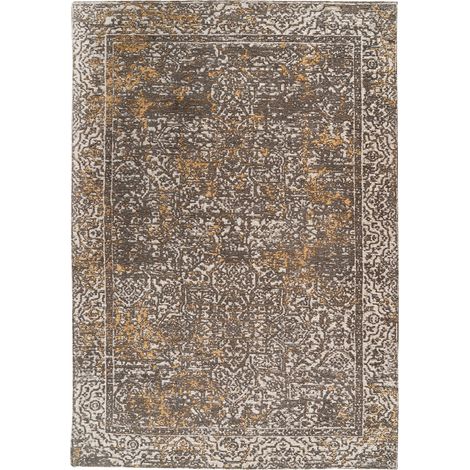 Tapis oriental beige à poil court doux intérieur - 170 x 120 cm (1/4)