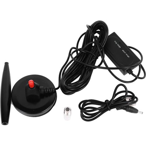Antenne TV numérique professionnelle omnidirectionnelle haute sensibilité amplifiée HDTV pour intérieur extérieur (1/5)