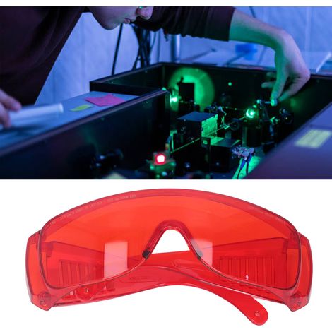 Lunettes de sécurité laser pour techniciens en fibre optique (lunettes de protection contre la lumière laser haute intensité 180-532 nm) - lunettes opératoires professionnelles (1/5)