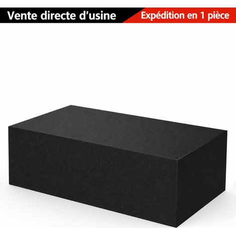 Housse de protection pour salon de jardin 120 × 120 × 74 cm en tissu Oxford 210D Noir 120 74cm 30 × 20 × 5 cm 450 g – Livraison gratuite (1/5)