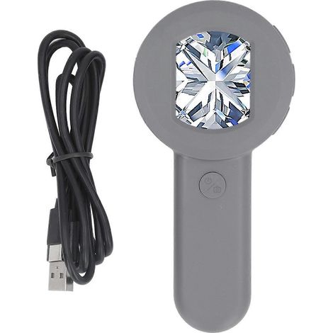 Handmikroskop mit 8 LEDs, 2-Zoll-IPS-Bildschirm, USB-Anschluss, digitale elektronische Lupe für Schmuck