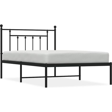 Maison Exclusive - Estructura cama sin colchón con cabecero metal (1/5)