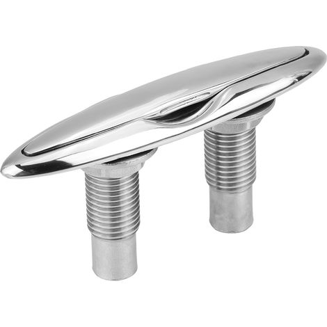 Doppeldeck-Festmacherklampe (6 Zoll) aus Edelstahl 316 für Schleppkabel, inklusive Schrauben, für den Einsatz auf See. (1/5)