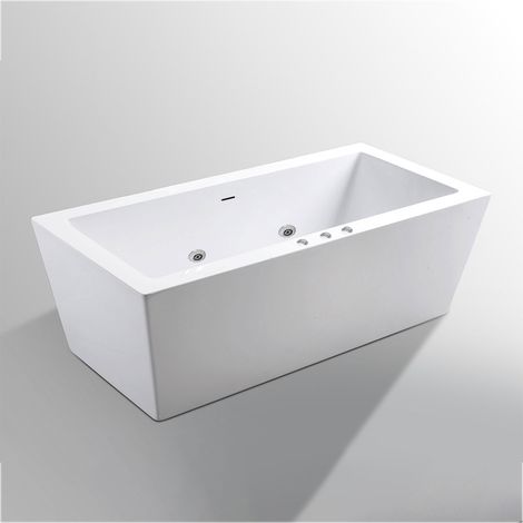 Vasca da bagno Idromassaggio Freestanding rettangolare 170x80cm – IRIS (1/3)