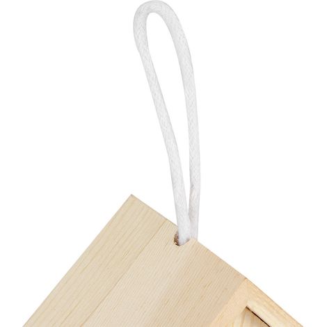 Vogelhaus aus Platane - 3 Mini-Dekorations-Vogelhäuser für Garten und Balkon (Abmessungen 5,5 x 6,5 x 8 cm, 110 g) (1/5)