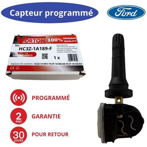 Sensore TPMS Ford/Lincoln 433MHz preprogrammato - Valvola ruota per Fusion, F-250, F-350, Expedition, Ranger (2016-2023)