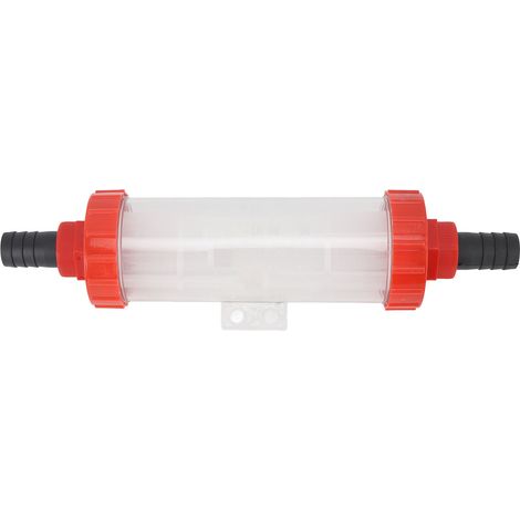 Filtre en ligne agricole transparent en nylon plastique haute pression pour système d'irrigation de jardin, pompe à eau, accessoire de pulvérisateur de pesticides, G1 25mm/1.0in (1/5)