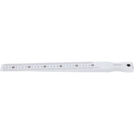 Jauge d'écartement conique Acier Inoxydable 0,4-6mm Précision 0,05mm pour Chantier Auto Ferroviaire avec Boîtier (1/4)