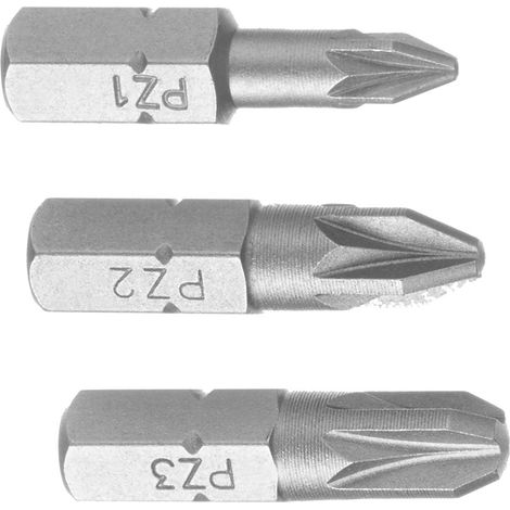INSERTI PER AVVITATORI PZ (3 pz) PZ1-2-3 mm 48  - STANLEY