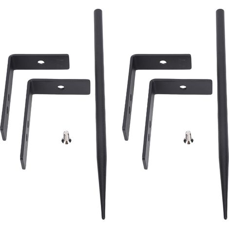 supports de descente de gouttière réglables en fer résistant aux intempéries, ancrage d'extension pour tuyau de descente de gouttière (1/5)
