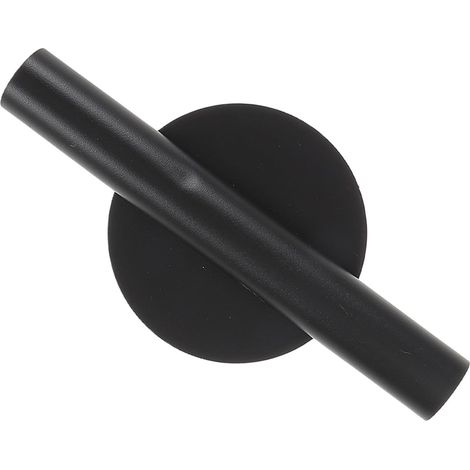Vase mural rond en acier inoxydable noir pour fleurs, installation sans perçage (1/5)