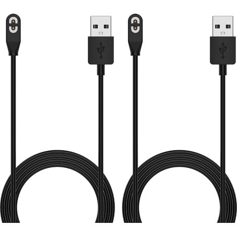 2 cables de carga para auriculares Aftershokz AS800, compatibles con el cargador OpenRun Pro S810, también compatible con S811. (1/5)