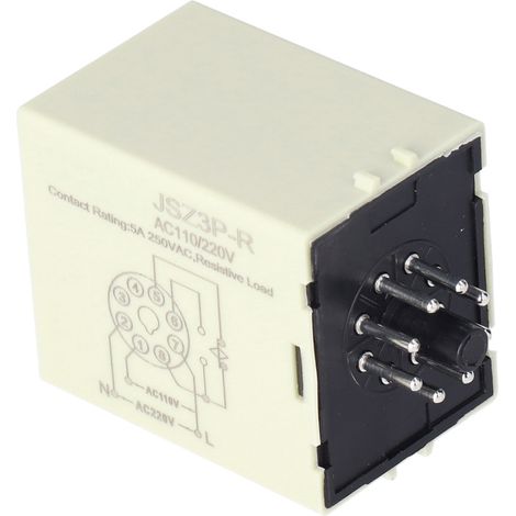 Zeitrelais-Steuerung mit Zyklusverzögerung, elektronische Bauteile JSZ3P-R AC110/220V (1/5)