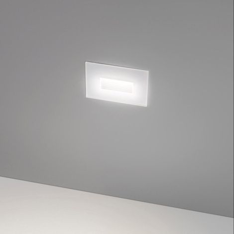Segnapasso incasso gea led ges2050 led ip66 38 gradi alluminio vetro 503 (1/5)