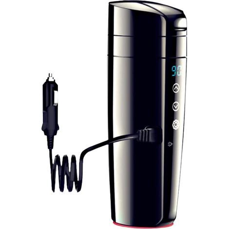 12V 350ML draagbare reizen elektrische beker, 12V 80W elektrische waterkokers, compacte reisauto elektrische waterbeker, met 304 roestvrijstalen voering, één sleutelbediening, voor warm water (1/5)
