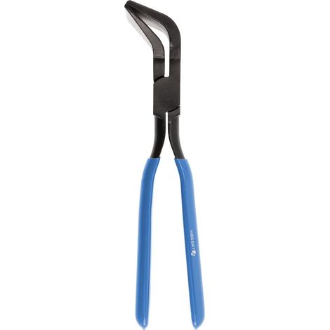 Högert Technik - Abrazaderas de techo anguladas a 45 ° - Alicates de doblado - Alicates de plomero curvados en ángulo - de acero endurecido - 60 mm de ancho de boca