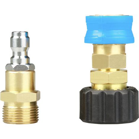 Schnellverschluss-Adapter für Schreinerarbeiten an Hochdruckreinigern, kompatibel mit M22 Kärcher & Nilfisk (1/3)