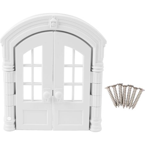 Túnel para gatos: fácil de montar, seguro y apto para interiores. Puerta doble francesa: puerta para mascotas para hogares y negocios. (1/5)