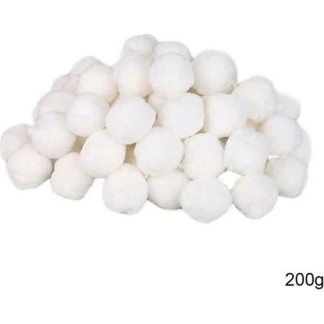 Boules Filtrantes - Polyethylene 40-50 mm - Pour Systeme Filtre A Sable Piscine Et Spa - 200 g (1/4)