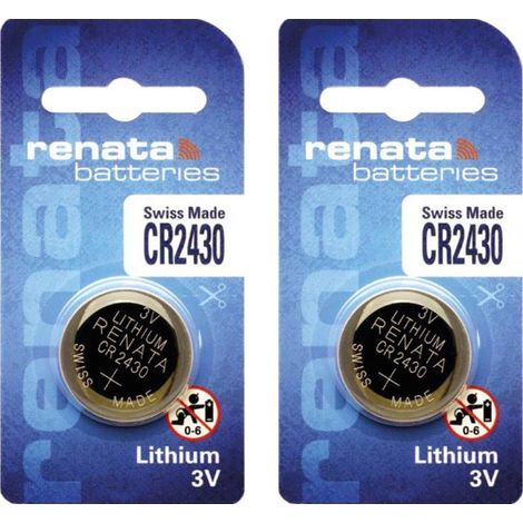 .2 piles Renata CR2430.