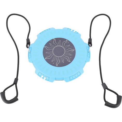 Disque de torsion abdominale en PP antidérapant avec poignées pour affiner la taille, les bras, les hanches et les cuisses (bleu) (1/5)