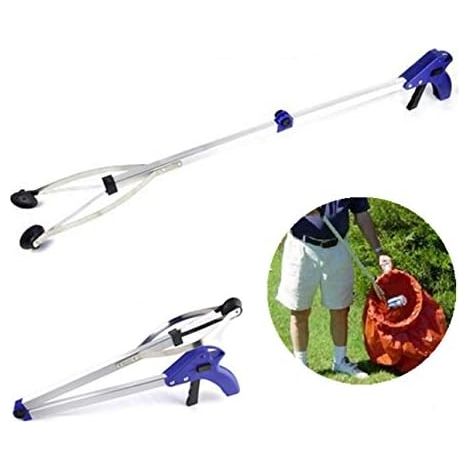Reacher Grabber 32" Outils de préhension rallonge Bras Pince Préhension Pliage Télescopique, Outil d'aide à la portée l'arthrite pour Personnes âgées - (1/5)