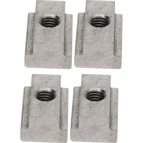 Kit de 4 jeux de boulons et écrous pour fixation, rails de lit, écrous en T, ancrages, anneaux en D, vis à tête hexagonale pour camion, SUV et remorque (1/5)